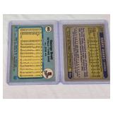 Lot of 2 Baseball Cards Featuring George Brett and Barry Bonds Lot of 2 Baseball Cards Featuring George Brett and Barry Bonds