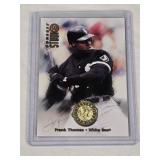 Frank Thomas 1997 Donruss Studio Gold Press Proof Insert and Numbered 1935/2000- Chicago White Sox Baseball Card Frank Thomas 1997 Donruss Studio Gold Press Proof Insert and Numbered 1935/2000- Chicago White Sox Baseball Card