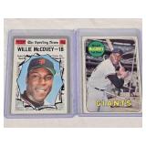Lot of 2 Willie McCovey Baseball Cards Including 1969 Topps All-Star and 1970 Topps Lot of 2 Willie McCovey Baseball Cards Including 1969 Topps All-Star and 1970 Topps