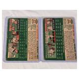 Lot of 2 Vintage Topps Baseball Cards from 1954 Featuring Jack Dittmer and Bob Cain Lot of 2 Vintage Topps Baseball Cards from 1954 Featuring Jack Dittmer and Bob Cain