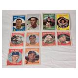 Lot of 9 Vintage Baseball Cards From the Late 1950s Featuring Alex Grammas, Billy Harrell, Gene Baker, and Others - Includes Players from St. Louis Cardinals, Chicago White Sox, Detroit Tigers, and Mo Lot of 9 Vintage Baseball Cards From the Late 1950s Featuring Alex Grammas, Billy Harrell, Gene Baker, and Others - Includes Players from St. Louis Cardinals, Chicago White Sox, Detroit Tigers, and Mo