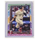 Brooks Lee Rookie 2025 Topps SP #317 - Minnesota Twins Baseball Card Brooks Lee Rookie 2025 Topps SP #317 - Minnesota Twins Baseball Card