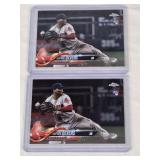 Lot of 2 Rafael Devers Rookie Baseball Cards Including Topps Chrome Update Series. Lot of 2 Rafael Devers Rookie Baseball Cards Including Topps Chrome Update Series.