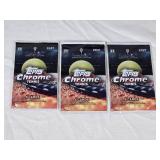 Lot of 3 Unopened Packs of 2021 Topps Chrome Tennis Cards Lot of 3 Unopened Packs of 2021 Topps Chrome Tennis Cards