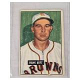Hank Arft 1951 Bowman #173 - St. Louis Browns Vintage Baseball Card Hank Arft 1951 Bowman #173 - St. Louis Browns Vintage Baseball Card