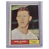 Jim Kaat 1961 Topps #63 - Minnesota Twins Vintage Baseball Card Jim Kaat 1961 Topps #63 - Minnesota Twins Vintage Baseball Card