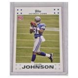 Calvin Johnson Rookie 2007 Topps #2 - Detroit Lions Football Card Calvin Johnson Rookie 2007 Topps #2 - Detroit Lions Football Card