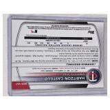 Haritzon Castillo 1st Bowman 2025 Bowman Chrome Gold Cracked Ice #BCP-161 and Numbered 70/75 - Minnesota Twins Baseball Card Haritzon Castillo 1st Bowman 2025 Bowman Chrome Gold Cracked Ice #BCP-161 and Numbered 70/75 - Minnesota Twins Baseball Card