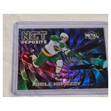 Kirill Kaprizov Rookie 2020-21 Skybox Metal Universe Net Deposits Insert ND-1 - Minnesota Wild Hockey Card Kirill Kaprizov Rookie 2020-21 Skybox Metal Universe Net Deposits Insert ND-1 - Minnesota Wild Hockey Card