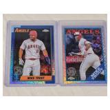 Lot of 2 Mike Trout Topps Chrome Mojo Baseball Cards Lot of 2 Mike Trout Topps Chrome Mojo Baseball Cards