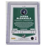 Jaden McDaniels Rookie 2021-22 Donruss Blue RC SP #78 and Numbered 38/49 - Minnesota Timberwolves Basketball Card Jaden McDaniels Rookie 2021-22 Donruss Blue RC SP #78 and Numbered 38/49 - Minnesota Timberwolves Basketball Card