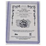 Joe Mauer 2025 Topps Allen & Ginter Relic Card - Minnesota Twins Baseball Card Joe Mauer 2025 Topps Allen & Ginter Relic Card - Minnesota Twins Baseball Card