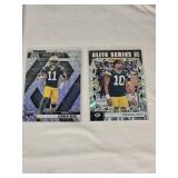 Lot of Green Bay Packers Football Cards Featuring Jordan Love, Christian Watson, Matthew Golden Rookie, Brett Farve and Others with Inserts Lot of Green Bay Packers Football Cards Featuring Jordan Love, Christian Watson, Matthew Golden Rookie, Brett Farve and Others with Inserts