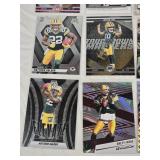 Lot of Green Bay Packers Football Cards Featuring Jordan Love, Christian Watson, Matthew Golden Rookie, Brett Farve and Others with Inserts Lot of Green Bay Packers Football Cards Featuring Jordan Love, Christian Watson, Matthew Golden Rookie, Brett Farve and Others with Inserts