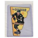 Kirill Kaprizov 2021-22 SkyBox Metal Universe The Cheddar Die Cut Insert #TC-7 - Minnesota Wild Hockey Card Kirill Kaprizov 2021-22 SkyBox Metal Universe The Cheddar Die Cut Insert #TC-7 - Minnesota Wild Hockey Card