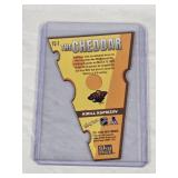 Kirill Kaprizov 2021-22 SkyBox Metal Universe The Cheddar Die Cut Insert #TC-7 - Minnesota Wild Hockey Card Kirill Kaprizov 2021-22 SkyBox Metal Universe The Cheddar Die Cut Insert #TC-7 - Minnesota Wild Hockey Card