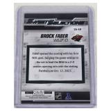 Brock Faber Rookie 2023-24 O-Pee-Chee Platinum Sweet Selections Insert SS-10 - Minnesota Wild Hockey Card Brock Faber Rookie 2023-24 O-Pee-Chee Platinum Sweet Selections Insert SS-10 - Minnesota Wild Hockey Card