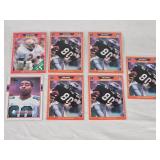 Lot of 6 Cris Carter and Deion Sanders Football Cards Featuring Rookie Cards and Pro Set Series Lot of 6 Cris Carter and Deion Sanders Football Cards Featuring Rookie Cards and Pro Set Series