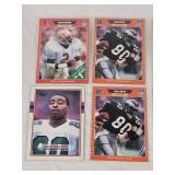 Lot of 6 Cris Carter and Deion Sanders Football Cards Featuring Rookie Cards and Pro Set Series Lot of 6 Cris Carter and Deion Sanders Football Cards Featuring Rookie Cards and Pro Set Series