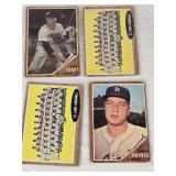 Lot of 10 Vintage Baseball Cards Featuring Pete Richert, Larry Burright, Jake Gibbs, Ralph Terry, St. Louis Cardinals Team, Johnny Podres, and Julian Javier. Lot of 10 Vintage Baseball Cards Featuring Pete Richert, Larry Burright, Jake Gibbs, Ralph Terry, St. Louis Cardinals Team, Johnny Podres, and Julian Javier.