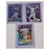 Lot of 3 Mojo Refractors Featuring Joe Mauer and Bobby Witt Jr. Lot of 3 Mojo Refractors Featuring Joe Mauer and Bobby Witt Jr.