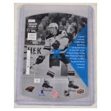 Brock Faber Rookie 2023-24 Upper Deck SPx Holo Die Cut #21 - Minnesota Wild Hockey Card Brock Faber Rookie 2023-24 Upper Deck SPx Holo Die Cut #21 - Minnesota Wild Hockey Card