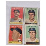 Lot of 20 Vintage Baseball Cards Featuring Players Like Bill Fischer, Irv Noren, and Don Mueller Lot of 20 Vintage Baseball Cards Featuring Players Like Bill Fischer, Irv Noren, and Don Mueller
