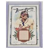 Ronald Acuna Jr. 2025 Topps Allen & Ginter Memorabilia Relic #AGR-RA - Atlanta Braves Baseball Card Ronald Acuna Jr. 2025 Topps Allen & Ginter Memorabilia Relic #AGR-RA - Atlanta Braves Baseball Card