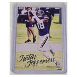Justin Jefferson Rookie 2020 Panini Luminance #217 - Minnesota Vikings Football Card Justin Jefferson Rookie 2020 Panini Luminance #217 - Minnesota Vikings Football Card