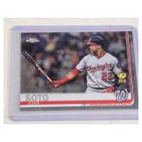 Juan Soto Rookie Cup 2019 Topps Chrome #155 - Washington Nationals Baseball Card Juan Soto Rookie Cup 2019 Topps Chrome #155 - Washington Nationals Baseball Card