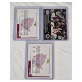 Lot of 3 Brett Favre Rookie Football Cards including Topps and Pro Set Lot of 3 Brett Favre Rookie Football Cards including Topps and Pro Set