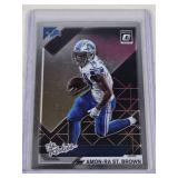 Amon-Ra St. Brown Rookie 2021 Panini Donruss Optic #TR-17 - Detroit Lions Football Card Amon-Ra St. Brown Rookie 2021 Panini Donruss Optic #TR-17 - Detroit Lions Football Card