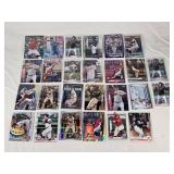 Lot of Minnesota Twins Baseball Cards Featuring Players like Josh Donaldson, Jose Berrios, and Eddie Rosario with Special Features such as Rookie, Inserts, Refractors and Chrome Cards Lot of Minnesota Twins Baseball Cards Featuring Players like Josh Donaldson, Jose Berrios, and Eddie Rosario with Special Features such as Rookie, Inserts, Refractors and Chrome Cards