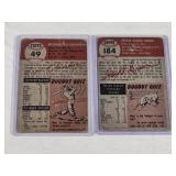 Lot of 2 Boston Red Sox Vintage 1953 Baseball Cards Featuring Faye Throneberry and Hal Brown Lot of 2 Boston Red Sox Vintage 1953 Baseball Cards Featuring Faye Throneberry and Hal Brown