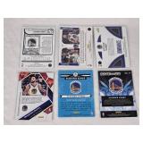Lot of 6 Stephen Curry Basketball Cards Including Donruss Scoring Kings, Panini Dominance, and Mosaic Will to Win with Golden State Warriors Features Lot of 6 Stephen Curry Basketball Cards Including Donruss Scoring Kings, Panini Dominance, and Mosaic Will to Win with Golden State Warriors Features