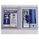 Lot of 2 Jaxson Dart Rookie Football Cards - New York Giants Lot of 2 Jaxson Dart Rookie Football Cards - New York Giants
