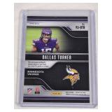 Dallas Turner Rookie 2024 Panini Prizm Premier Jerseys Relic #PJ-DTR - Minnesota Vikings Football Card Dallas Turner Rookie 2024 Panini Prizm Premier Jerseys Relic #PJ-DTR - Minnesota Vikings Football Card