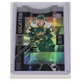 Kirill Kaprizov 2023-24 Upper Deck Silver Skates Die Cut Insert #SS-15 - Minnesota Wild Hockey Card Kirill Kaprizov 2023-24 Upper Deck Silver Skates Die Cut Insert #SS-15 - Minnesota Wild Hockey Card