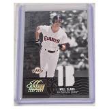Will Clark 2004 Leaf Century Collection Game Used Relic #122 and Numbered 217/250 - San Francisco Giants Baseball Card Will Clark 2004 Leaf Century Collection Game Used Relic #122 and Numbered 217/250 - San Francisco Giants Baseball Card