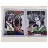 Lot of 2 Justin Jefferson Football Cards Including Die Cut and Prizm Lot of 2 Justin Jefferson Football Cards Including Die Cut and Prizm