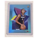 Rob Dillingham Rookie 2025 Topps Finest Blue RC Refractor #61 - Basketball Card Rob Dillingham Rookie 2025 Topps Finest Blue RC Refractor #61 - Basketball Card