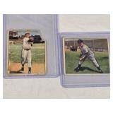 Lot of 2 Baseball Cards Featuring Roy Sievers and Joe Page from 1950 Bowman Set Lot of 2 Baseball Cards Featuring Roy Sievers and Joe Page from 1950 Bowman Set