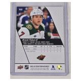 Brock Faber Rookie 2023-24 Upper Deck Ovation #102 - Minnesota Wild Hockey Card Brock Faber Rookie 2023-24 Upper Deck Ovation #102 - Minnesota Wild Hockey Card