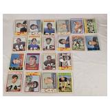Lot of 20 Vintage Football Cards From Around 1972 Featuring Players Like Leroy Kelly, Ron Johnson, and Jim Otto Lot of 20 Vintage Football Cards From Around 1972 Featuring Players Like Leroy Kelly, Ron Johnson, and Jim Otto