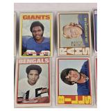 Lot of 20 Vintage Football Cards From Around 1972 Featuring Players Like Leroy Kelly, Ron Johnson, and Jim Otto Lot of 20 Vintage Football Cards From Around 1972 Featuring Players Like Leroy Kelly, Ron Johnson, and Jim Otto