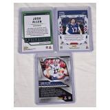 Lot of 3 Josh Allen Prizm Football Cards including Elite Series, Optic, and Prizm Holo Lot of 3 Josh Allen Prizm Football Cards including Elite Series, Optic, and Prizm Holo