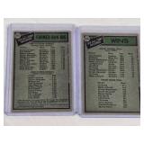 Lot of 2 Baseball Cards Featuring Dutch Leonard, Walter Johnson, Jack Chesbro, and Cy Young - All-Time Record Holders with Earned Run Average and Wins Stats Lot of 2 Baseball Cards Featuring Dutch Leonard, Walter Johnson, Jack Chesbro, and Cy Young - All-Time Record Holders with Earned Run Average and Wins Stats