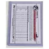 Brooks Lee Rookie 2025 Topps All-Star Game Foil SP #22 - Minnesota Twins Baseball Card Brooks Lee Rookie 2025 Topps All-Star Game Foil SP #22 - Minnesota Twins Baseball Card