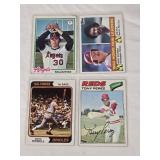 Lot of 4 Baseball Cards Featuring Nolan Ryan, Tony Perez, and Boog Powell also Mike Schmidt and Jim Rice 1983 Home Run Leaders Lot of 4 Baseball Cards Featuring Nolan Ryan, Tony Perez, and Boog Powell also Mike Schmidt and Jim Rice 1983 Home Run Leaders
