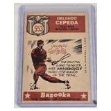 Orlando Cepeda 1959 Topps All Star Selection #553 High Number - San Francisco Giants Vintage Baseball Card Orlando Cepeda 1959 Topps All Star Selection #553 High Number - San Francisco Giants Vintage Baseball Card